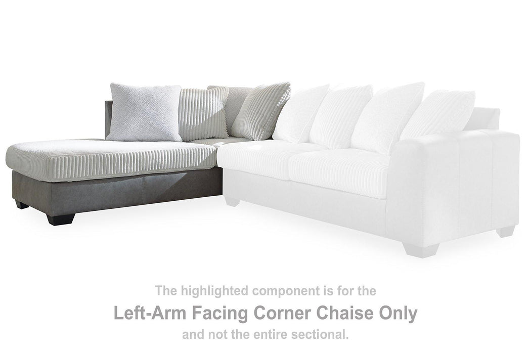 Clairette Court Sectional with Chaise READY IN STOCK - Clairette Court Sectional