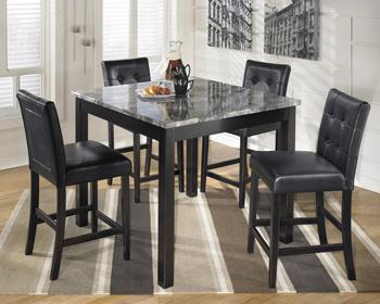 Maysville Counter Height Dining Table and Bar Stools (Set of 5) READY IN STOCK