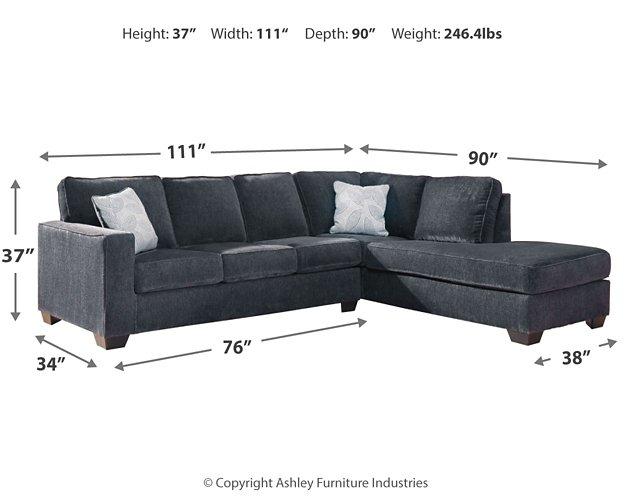 Altari 2-Piece Sectional with Chaise READY IN STOCK