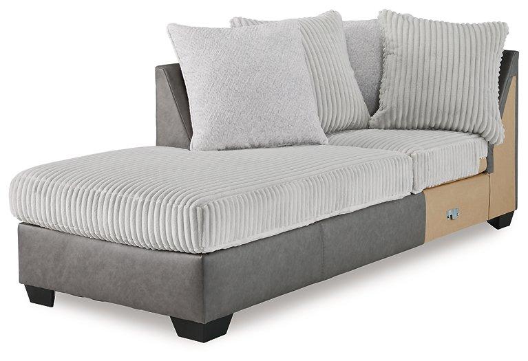 Clairette Court Sectional with Chaise READY IN STOCK - Clairette Court Sectional