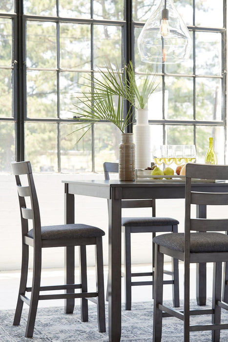 Bridson Counter Height Dining Table and Bar Stools (Set of 5) READY IN STOCK