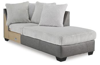 Clairette Court Sectional with Chaise READY IN STOCK - Clairette Court Sectional