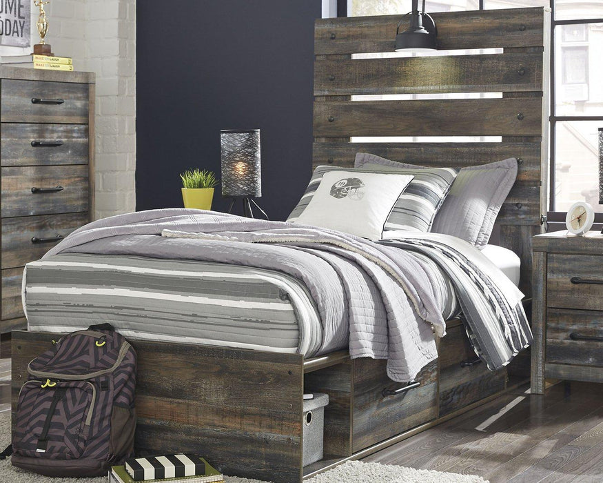 Drystan Bed with 4 Storage Drawers