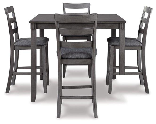 Bridson Counter Height Dining Table and Bar Stools (Set of 5) READY IN STOCK