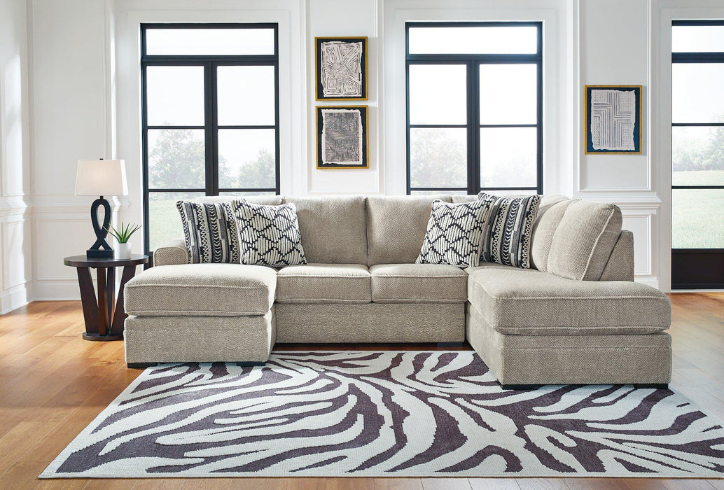 Calnita 2-Piece Sectional with Chaise READY IN STOCK