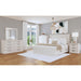 Avalanche King Storage Bed in Antique White – SKU B-11600-7-KSB | HomeStyle Furniture
