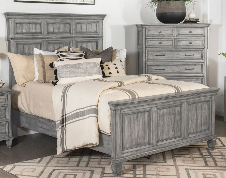 Avenue Panel Bed Grey  Homestyle Furniture (ARk)