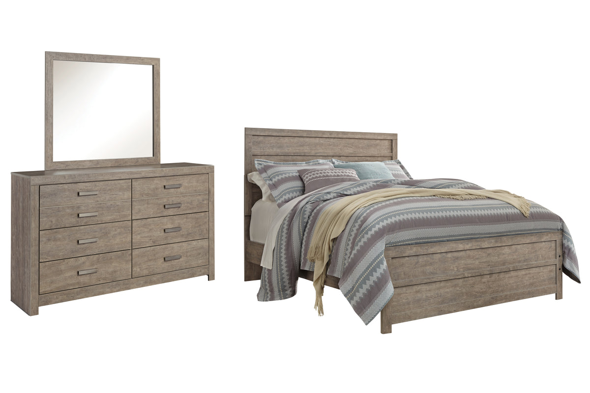Homestyle Furniture - Ashley Furniture - Culverbach Queen Panel Bed, Dresser and Mirror - Queen Panel Bed, Dresser and Mirror - B070B9