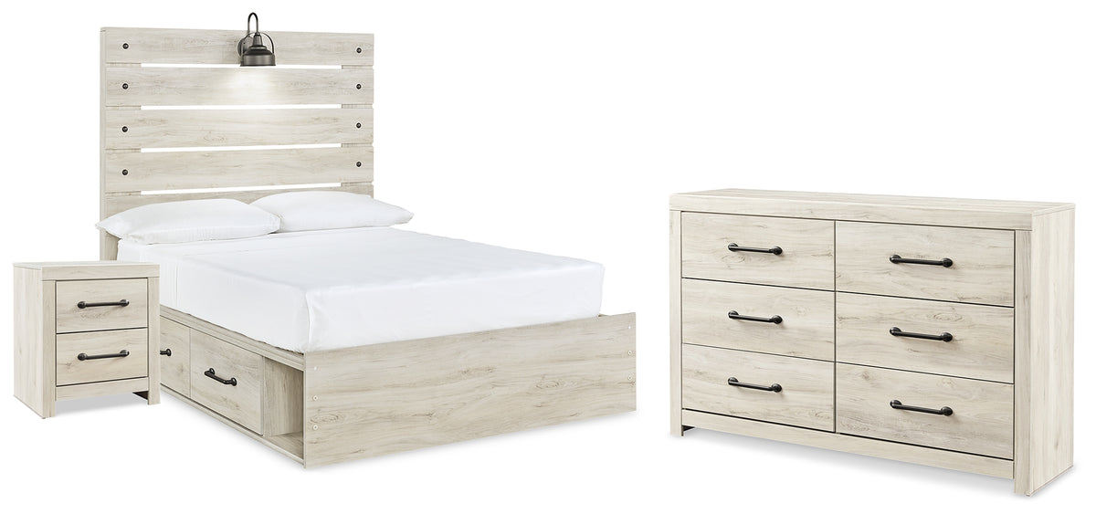 Homestyle Furniture - Ashley Furniture - Cambeck Full Panel Bed with Storage, Dresser and Nightstand - Full Panel Bed with Storage, Dresser and Nightstand - B192B113