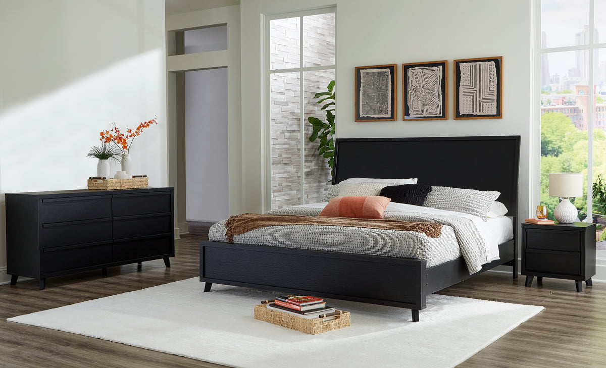 Homestyle Furniture - Ashley Furniture - Danziar Queen Panel Bed, Dresser and Nightstand - Queen Panel Bed, Dresser and Nightstand - B1013B12