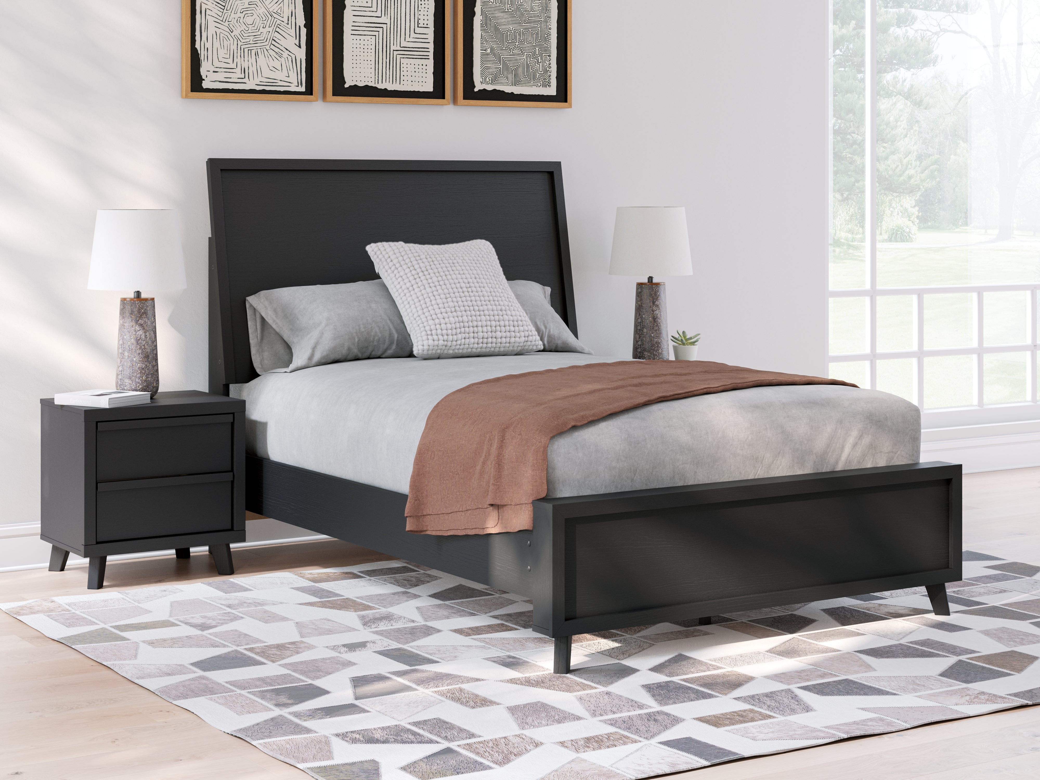 Homestyle Furniture - Ashley Furniture - Danziar Full Panel Bed - Full Panel Bed - B1013B20