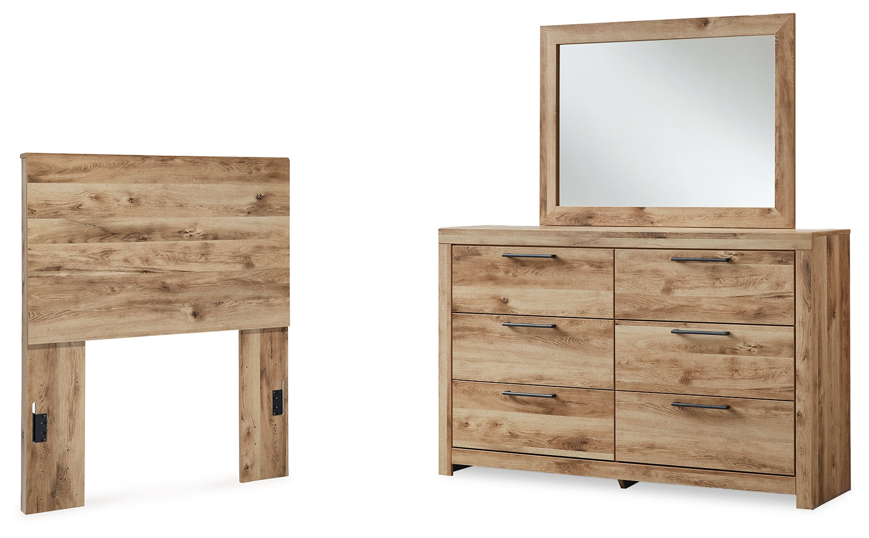 Homestyle Furniture - Ashley Furniture - Hyanna Twin Panel Headboard, Dresser and Mirror - Twin Panel Headboard, Dresser and Mirror - B1050B53