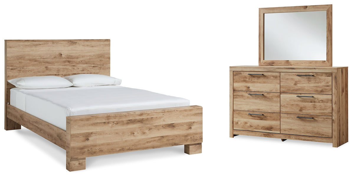 Homestyle Furniture - Ashley Furniture - Hyanna King Panel Bed, Dresser and Mirror - King Panel Bed, Dresser and Mirror - B1050B42