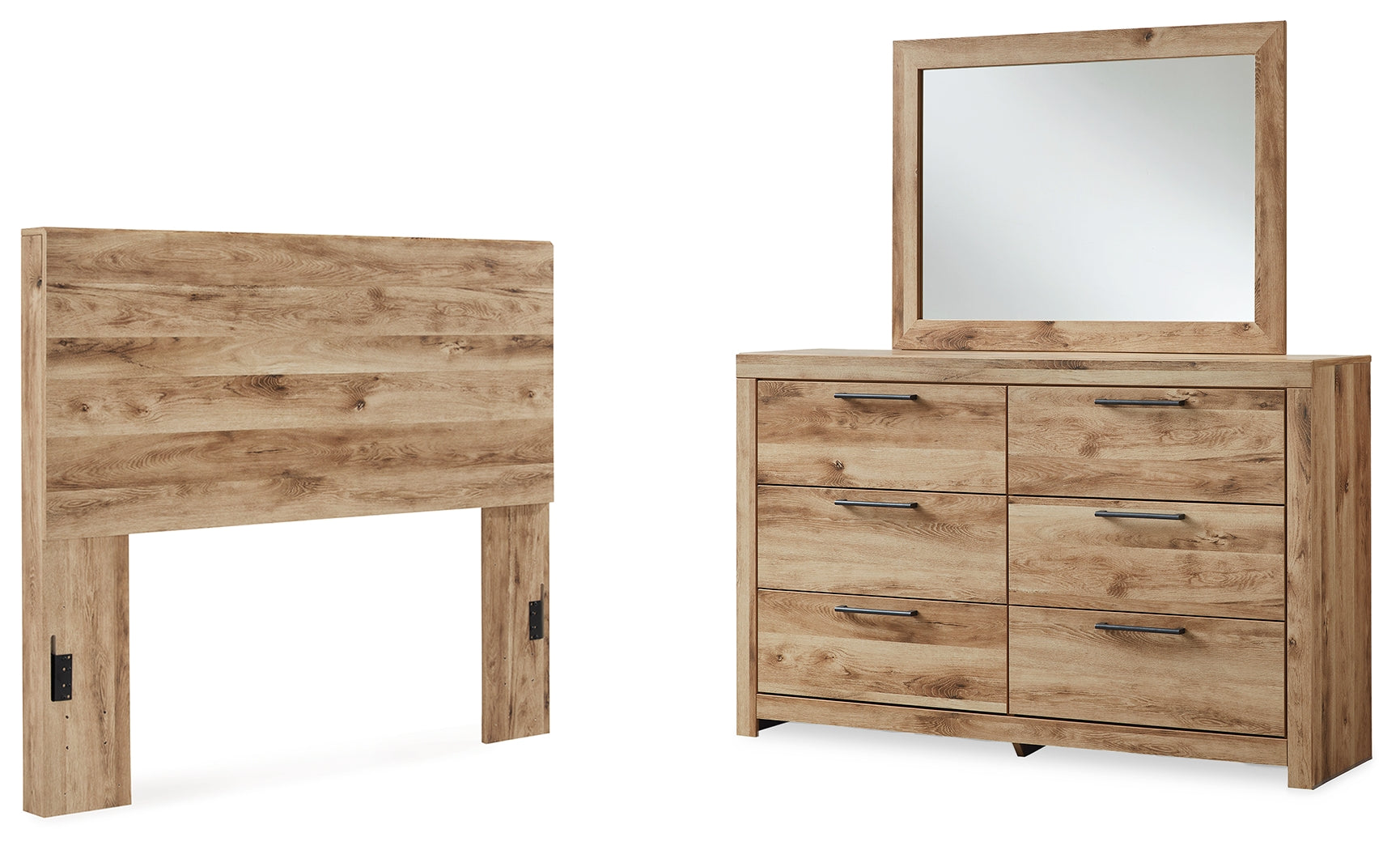 Homestyle Furniture - Ashley Furniture - Hyanna Full Panel Headboard, Dresser and Mirror - Full Panel Headboard, Dresser and Mirror - B1050B56