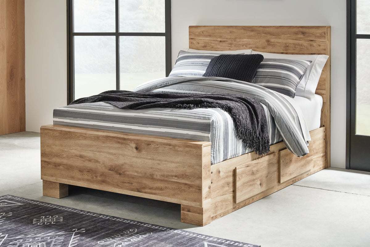 Homestyle Furniture - Ashley Furniture - Hyanna Full Panel Bed with 2 Side Storage - Full Panel Bed with 2 Side Storage - B1050B29