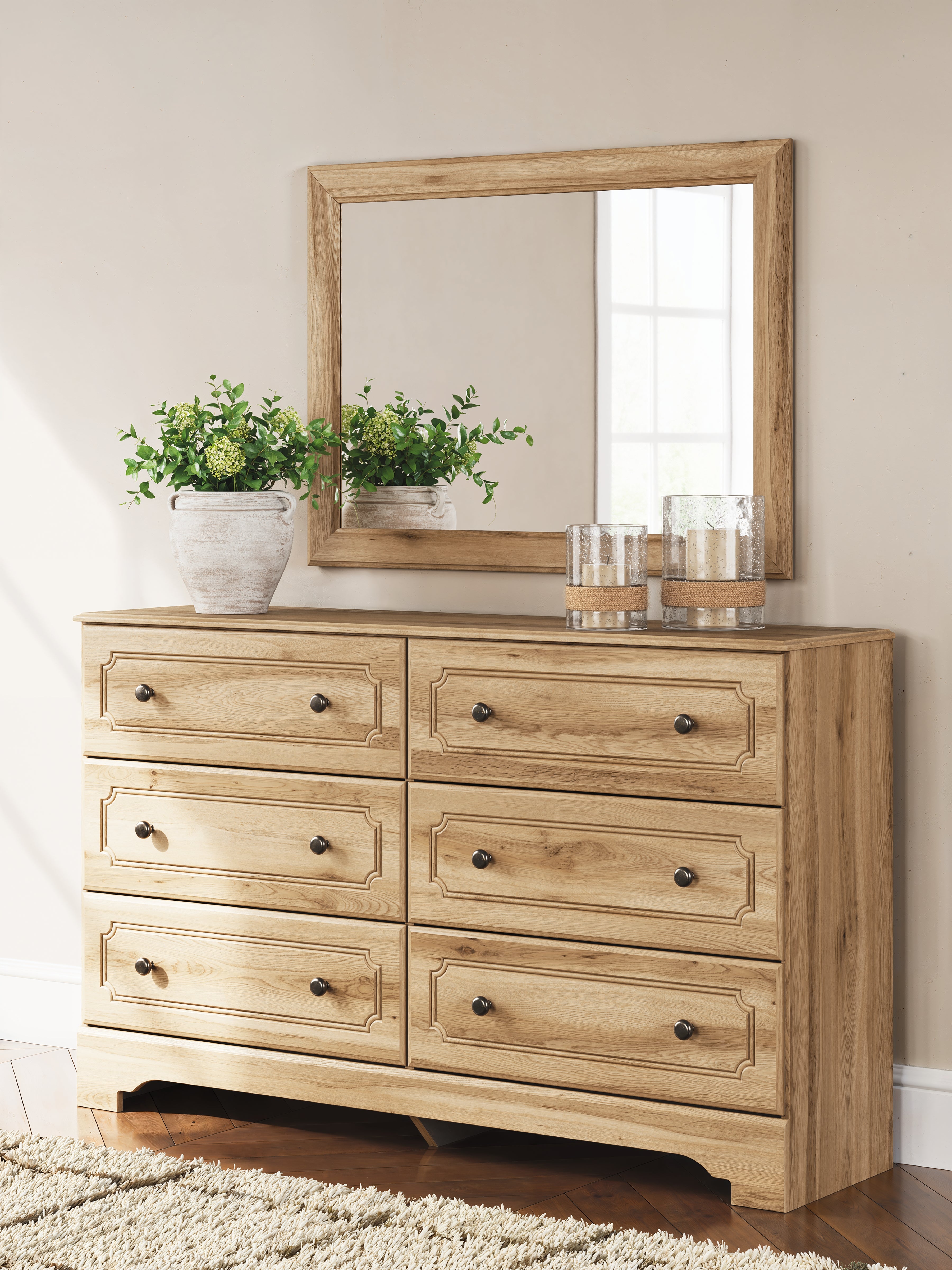Homestyle Furniture - Ashley Furniture - Aleaport Dresser and Mirror - Dresser and Mirror - PCB1075B1