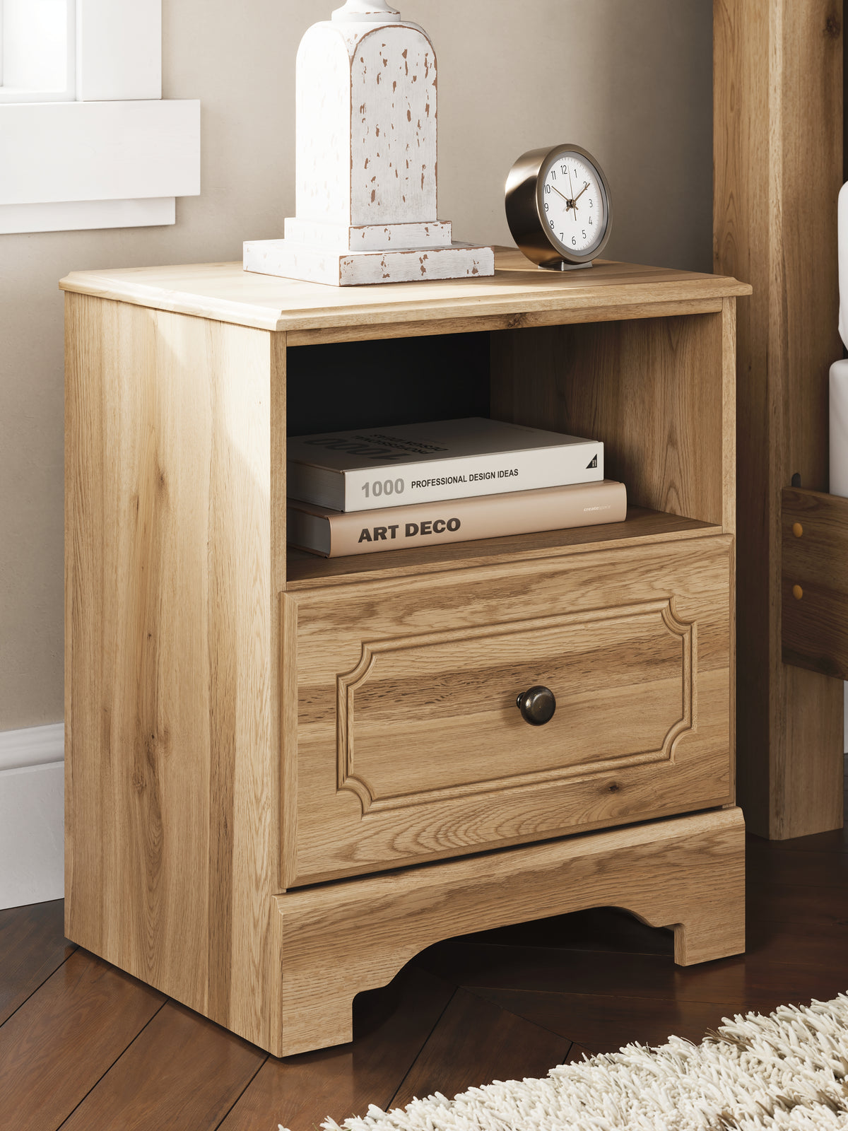 Homestyle Furniture - Ashley Furniture - Aleaport Nightstand - One Drawer Night Stand - PCB1075-91