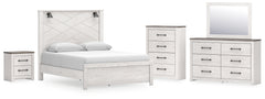 Homestyle Furniture - Ashley Furniture - Gerridan Queen Panel Bed, Dresser, Mirror, Chest and Nightstand - Queen Panel Bed, Dresser, Mirror, Chest and Nightstand - B1190B37