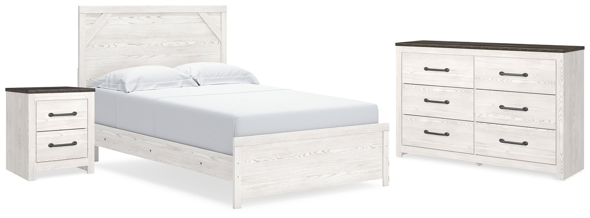 Homestyle Furniture - Ashley Furniture - Gerridan Queen Panel Bed, Dresser and Nightstand - Queen Panel Bed, Dresser and Nightstand - B1190B21