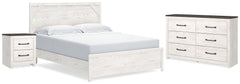 Homestyle Furniture - Ashley Furniture - Gerridan King Panel Bed, Dresser and Nightstand - King Panel Bed, Dresser and Nightstand - B1190B23