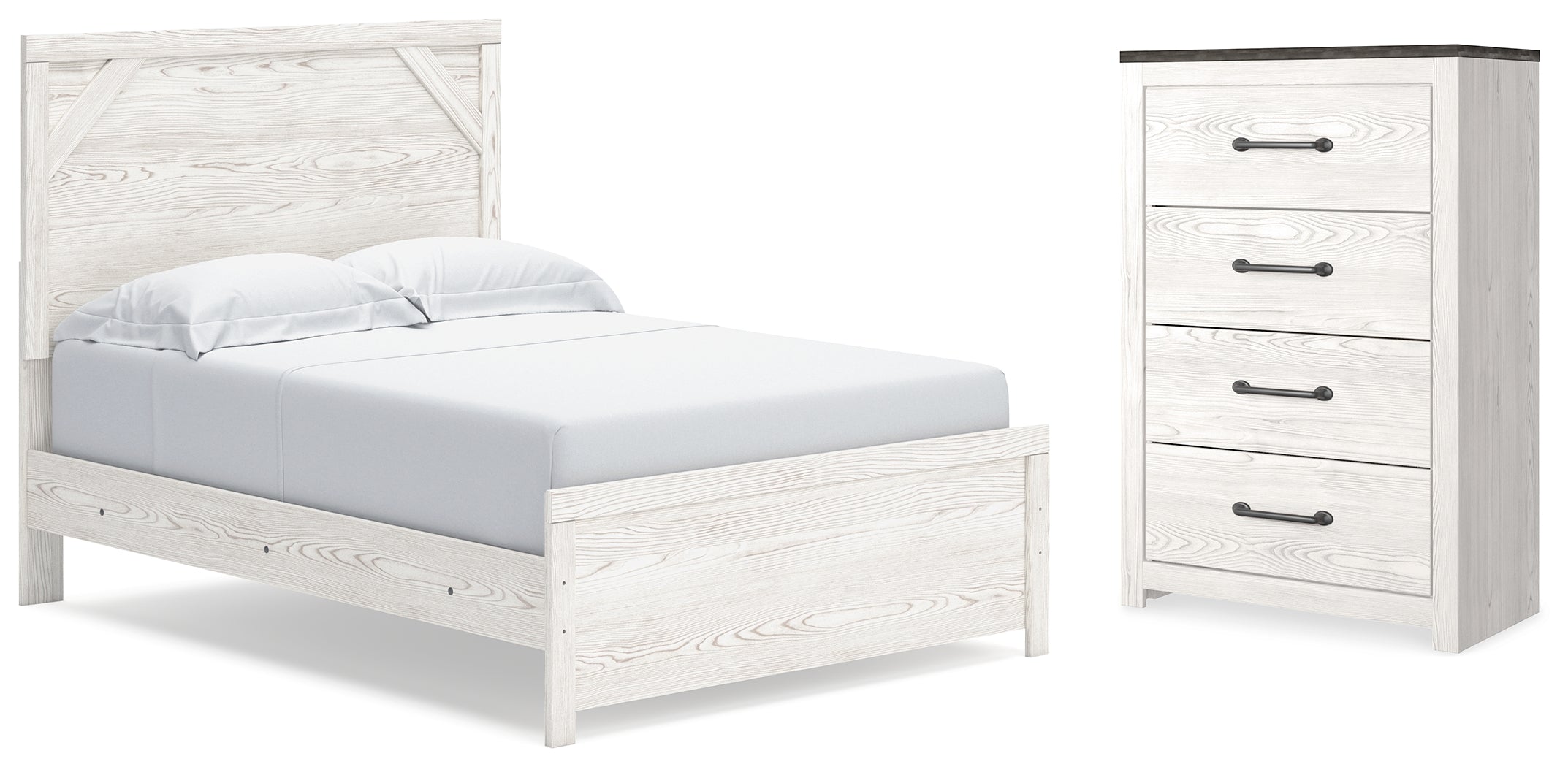 Homestyle Furniture - Ashley Furniture - Gerridan Full Panel Bed and Chest - Full Panel Bed and Chest - B1190B36