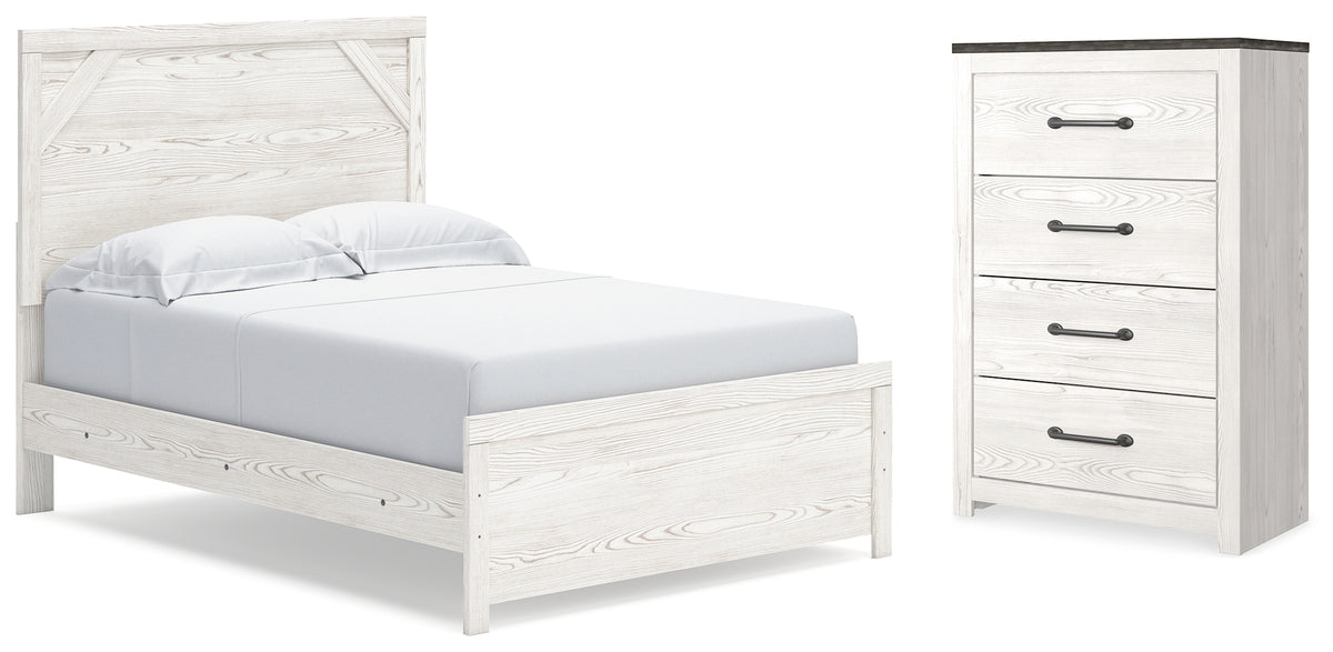 Homestyle Furniture - Ashley Furniture - Gerridan Full Panel Bed and Chest - Full Panel Bed and Chest - B1190B36