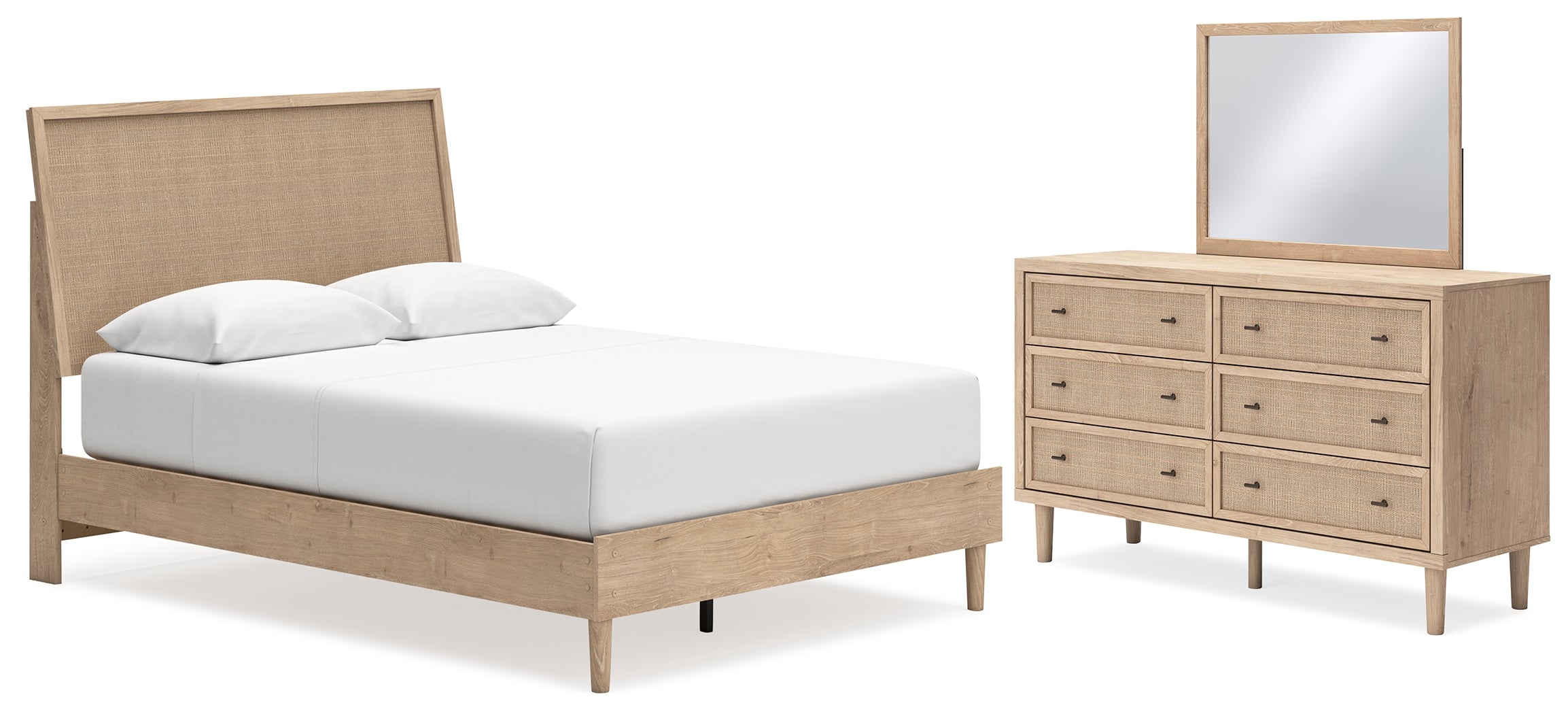 Homestyle Furniture - Ashley Furniture - Cielden Queen Panel Bed, Dresser and Mirror - Queen Panel Bed, Dresser and Mirror - B1199B4