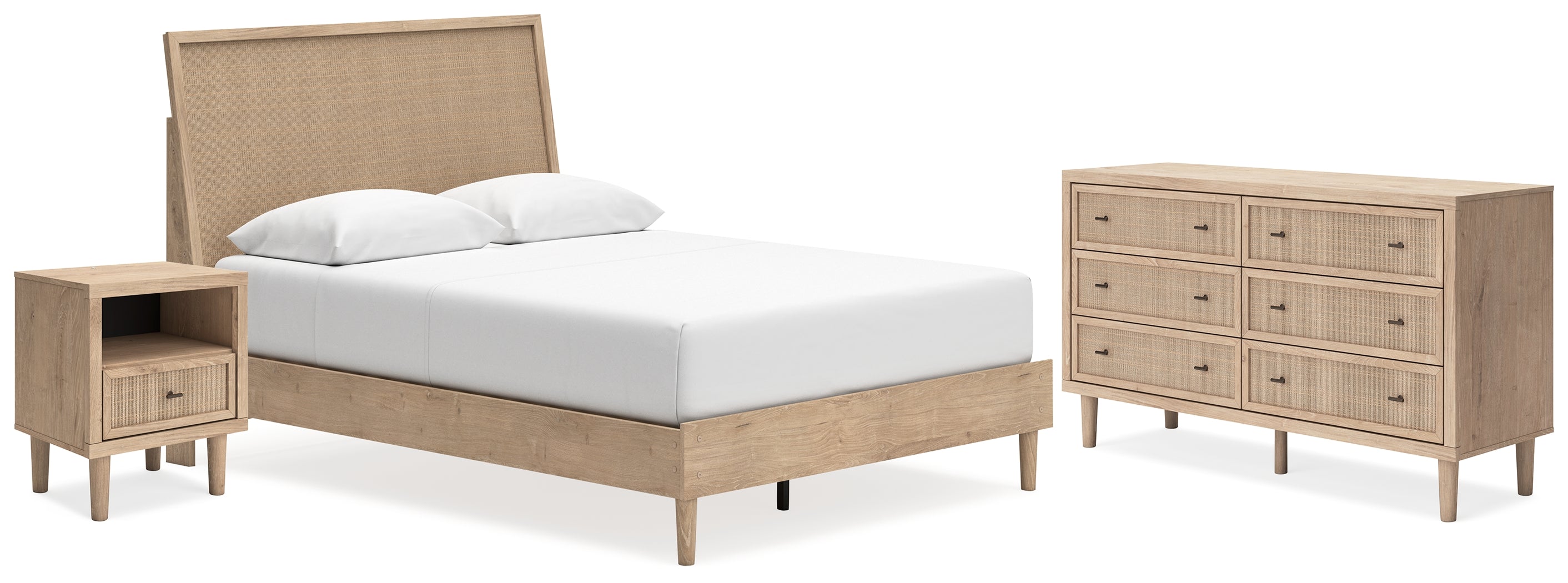 Homestyle Furniture - Ashley Furniture - Cielden Queen Panel Bed, Dresser and Nightstand - Queen Panel Bed, Dresser and Nightstand - B1199B12