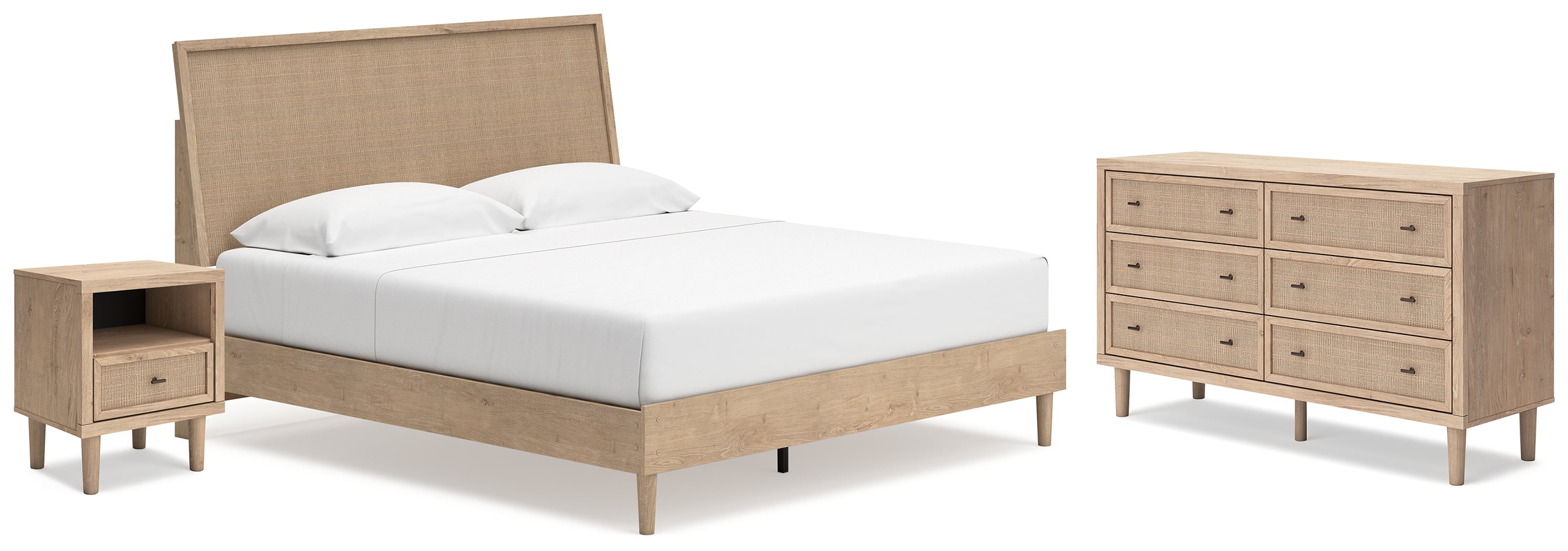 Homestyle Furniture - Ashley Furniture - Cielden King Panel Bed, Dresser and Nightstand - King Panel Bed, Dresser and Nightstand - B1199B13