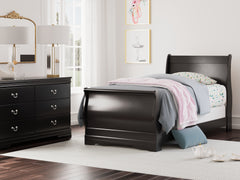 Homestyle Furniture - Ashley Furniture - Huey Vineyard Twin Sleigh Bed - Twin Sleigh Bed - B128B5