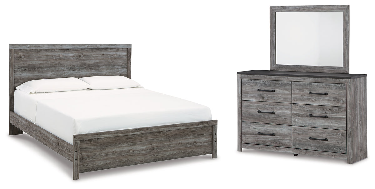 Homestyle Furniture - Ashley Furniture - Bronyan King Panel Bed, Dresser and Mirror - King Panel Bed, Dresser and Mirror - B1290B7