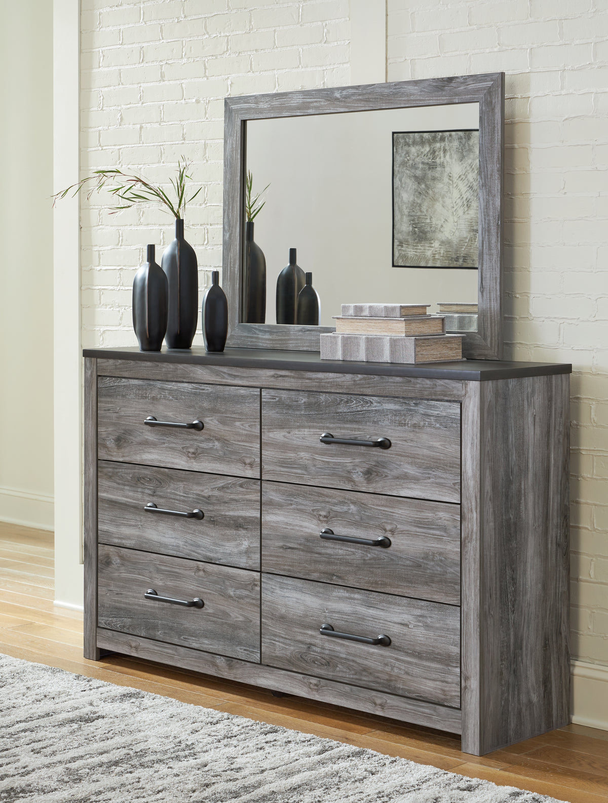 Homestyle Furniture - Ashley Furniture - Bronyan Dresser and Mirror - Dresser and Mirror - B1290B1