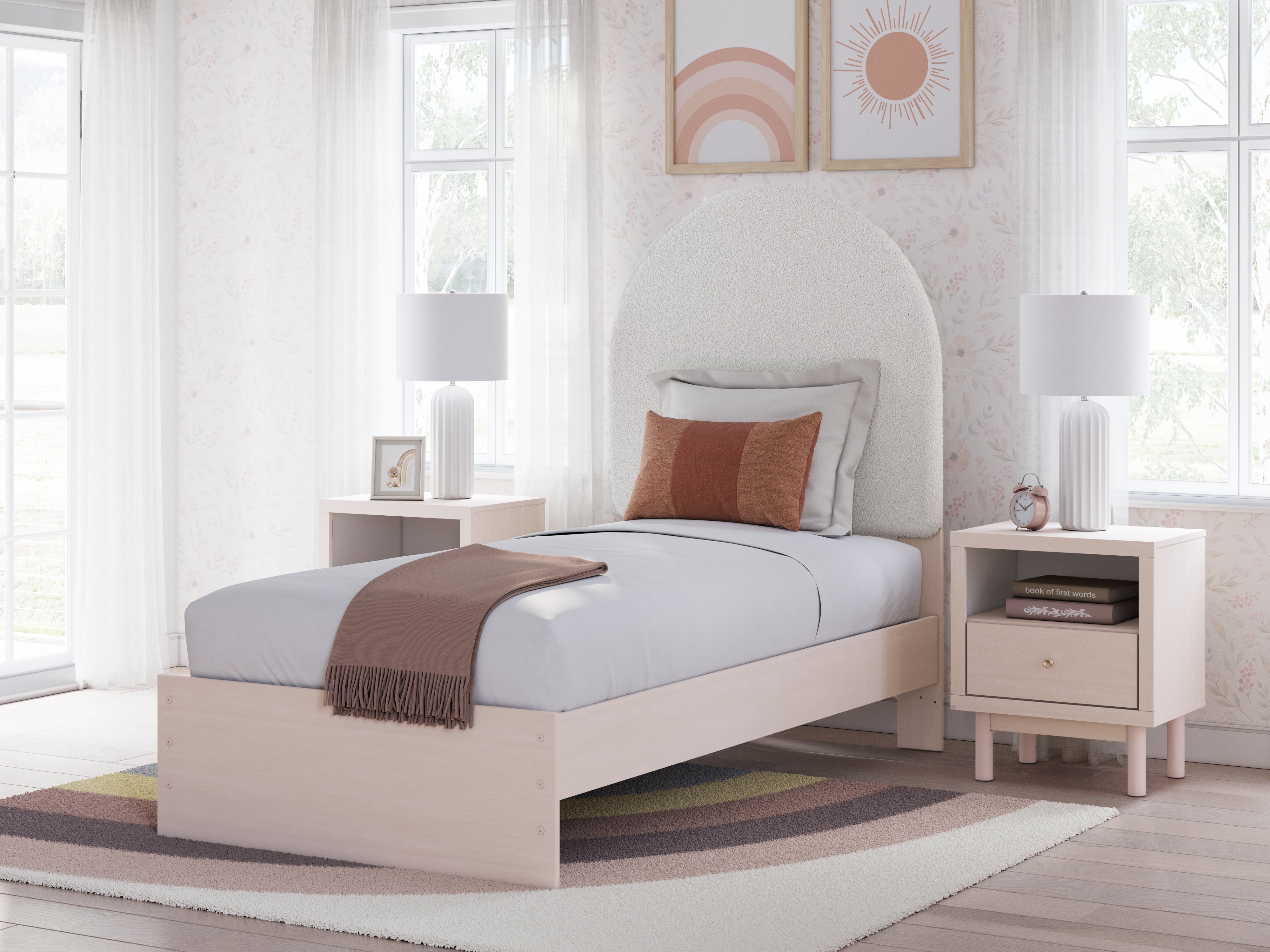 Homestyle Furniture - Ashley Furniture - Wistenpine Twin Upholstered Panel Bed - Twin Upholstered Panel Bed - B1323B8
