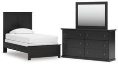 Homestyle Furniture - Ashley Furniture - Maribel Twin Panel Bed, Dresser and Mirror - Twin Panel Bed, Dresser and Mirror - B138B71