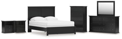 Homestyle Furniture - Ashley Furniture - Maribel Queen Panel Bed, Dresser, Mirror, Chest and 2 Nightstands - Queen Panel Bed, Dresser, Mirror, Chest and 2 Nightstands - B138B76