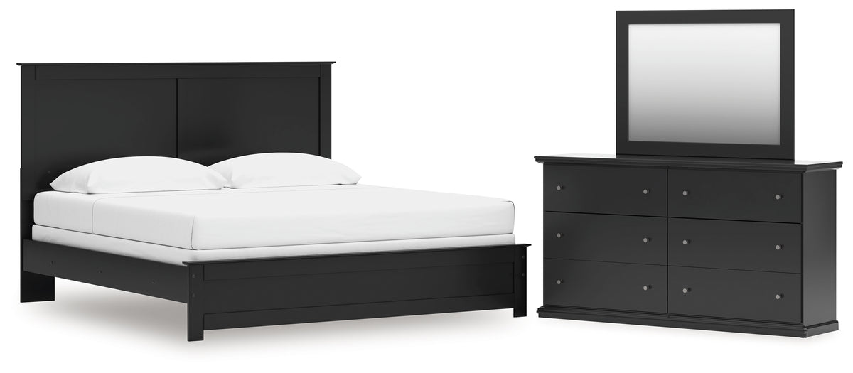 Homestyle Furniture - Ashley Furniture - Maribel King Panel Bed with Dresser and Mirror - King Panel Bed with Dresser and Mirror - B138B62