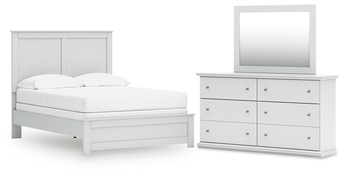 Homestyle Furniture - Ashley Furniture - Bostwick Shoals Full Panel Bed, Dresser and Mirror - Full Panel Bed, Dresser and Mirror - B139B48