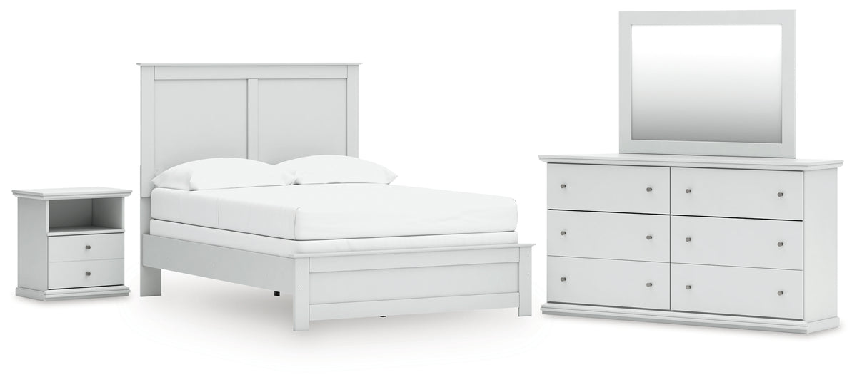 Homestyle Furniture - Ashley Furniture - Bostwick Shoals Full Panel Bed, Dresser, Mirror and Nightstand - Full Panel Bed, Dresser, Mirror and Nightstand - B139B58