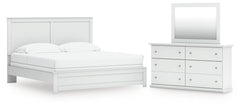 Homestyle Furniture - Ashley Furniture - Bostwick Shoals King Panel Bed, Dresser and Mirror - King Panel Bed, Dresser and Mirror - B139B67