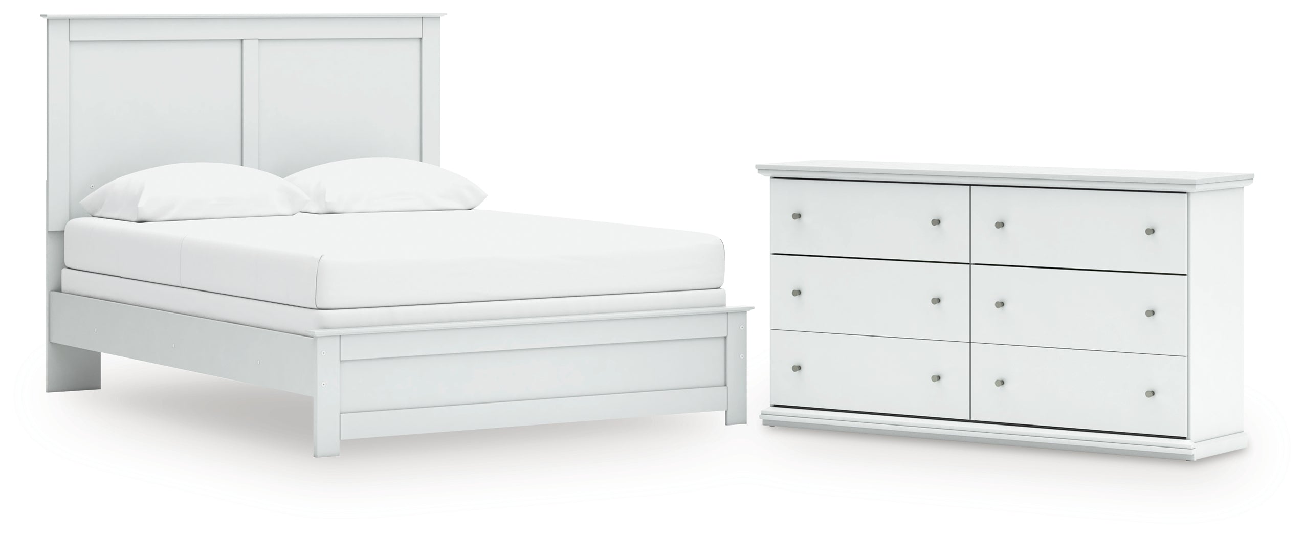 Homestyle Furniture - Ashley Furniture - Bostwick Shoals Queen Panel Bed and Dresser - Queen Panel Bed and Dresser - B139B56