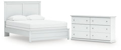 Homestyle Furniture - Ashley Furniture - Bostwick Shoals Queen Panel Bed and Dresser - Queen Panel Bed and Dresser - B139B56