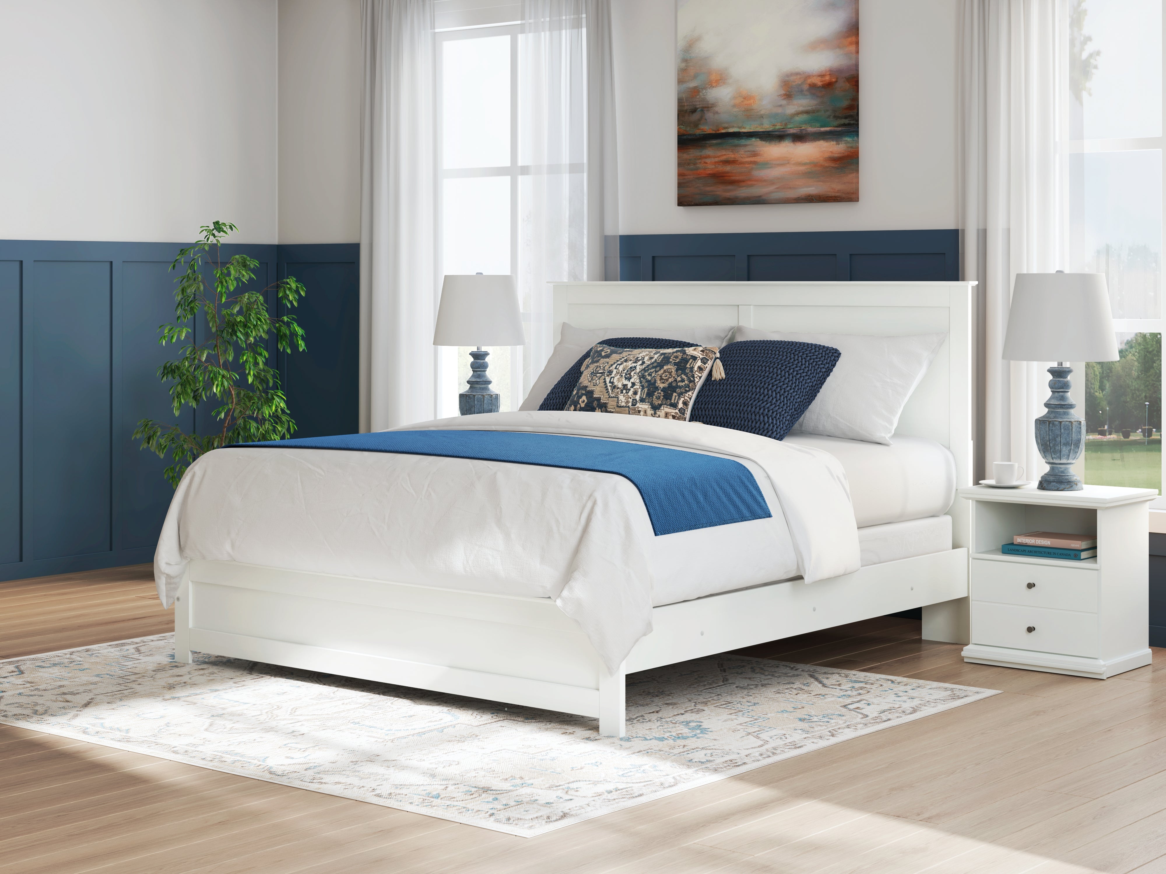 Homestyle Furniture - Ashley Furniture - Bostwick Shoals King Panel Bed - King Panel Bed - B139B47
