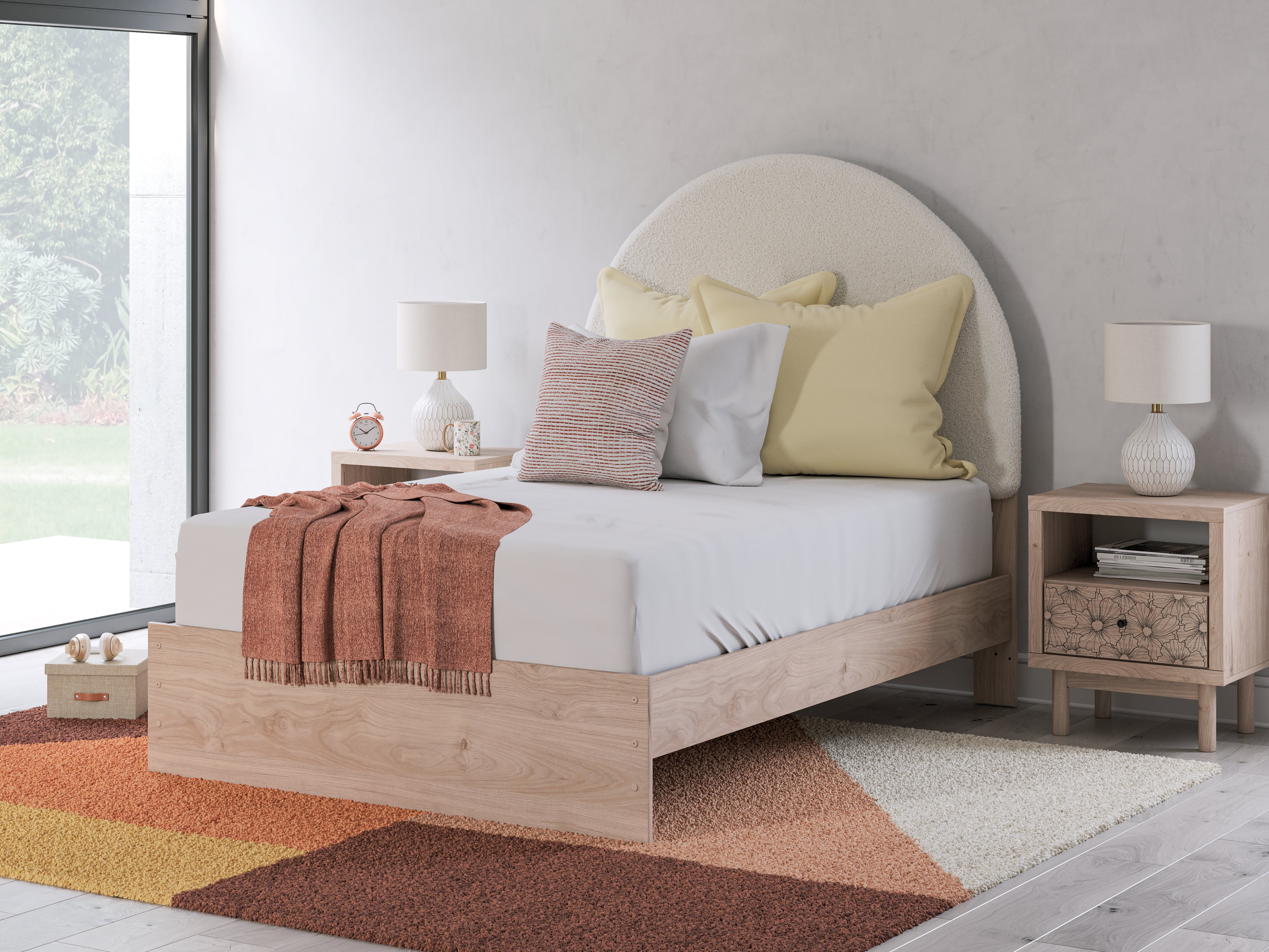 Homestyle Furniture - Ashley Furniture - Arloster Full Upholstered Panel Bed - Full Upholstered Panel Bed - PCB1566B3