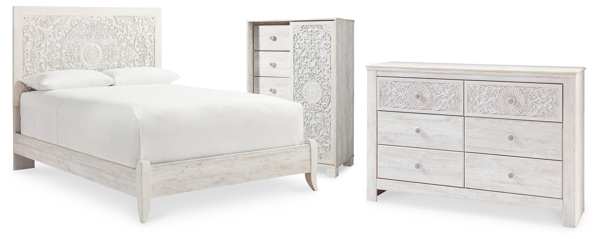 Homestyle Furniture - Ashley Furniture - Paxberry Queen Panel Bed, Dresser and Chest - Queen Panel Bed, Dresser and Chest - B181B34