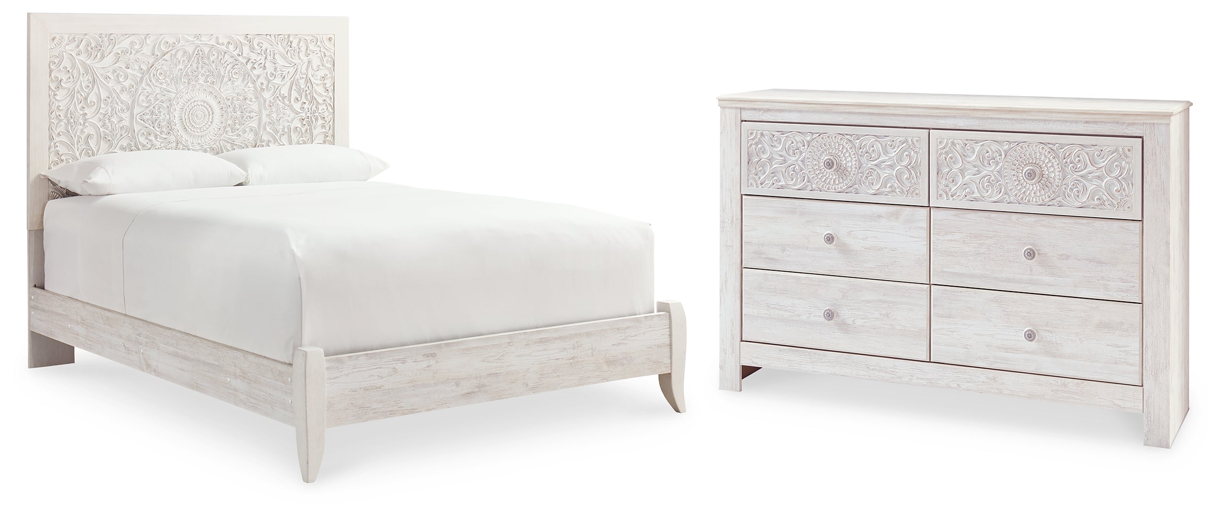 Homestyle Furniture - Ashley Furniture - Paxberry Queen Panel Bed and Dresser - Queen Panel Bed and Dresser - B181B19