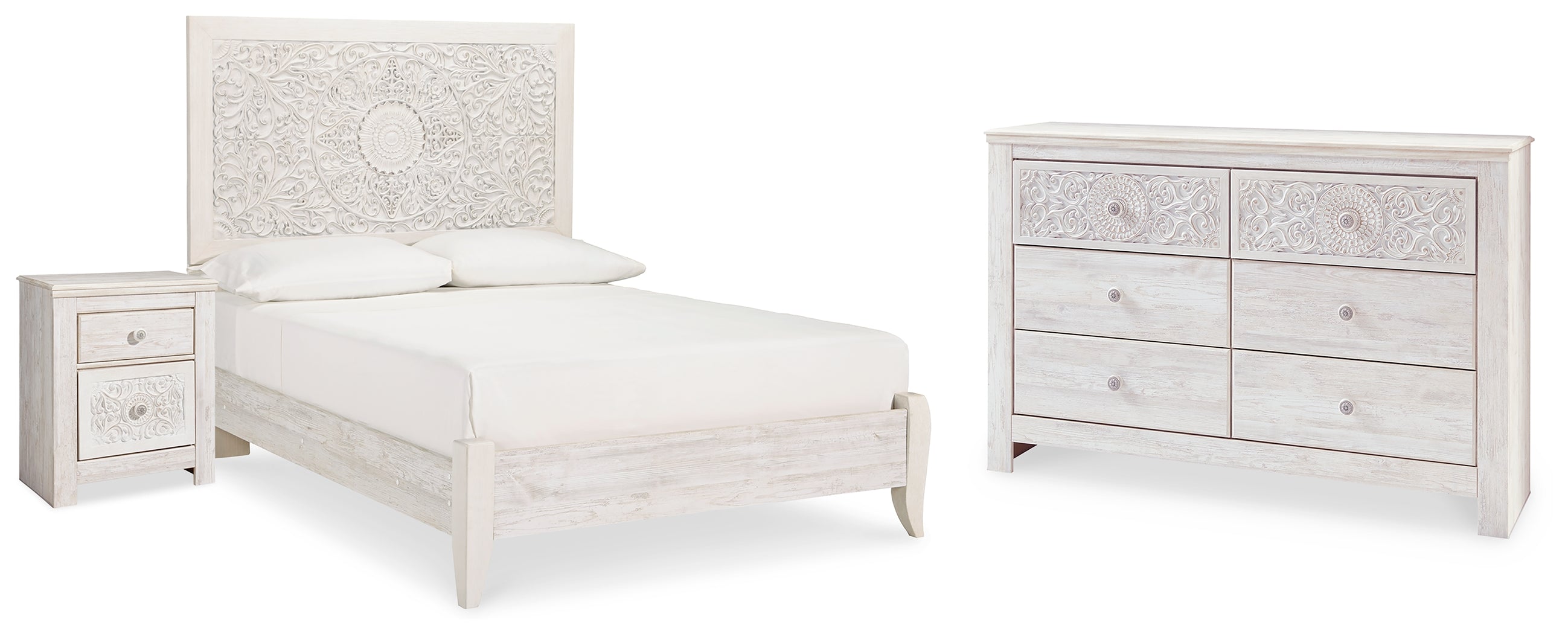 Homestyle Furniture - Ashley Furniture - Paxberry Full Panel Bed, Dresser and Nightstand - Full Panel Bed, Dresser and Nightstand - B181B23