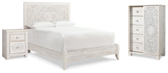 Homestyle Furniture - Ashley Furniture - Paxberry Queen Panel Bed, Chest and Nightstand - Queen Panel Bed, Chest and Nightstand - B181B28