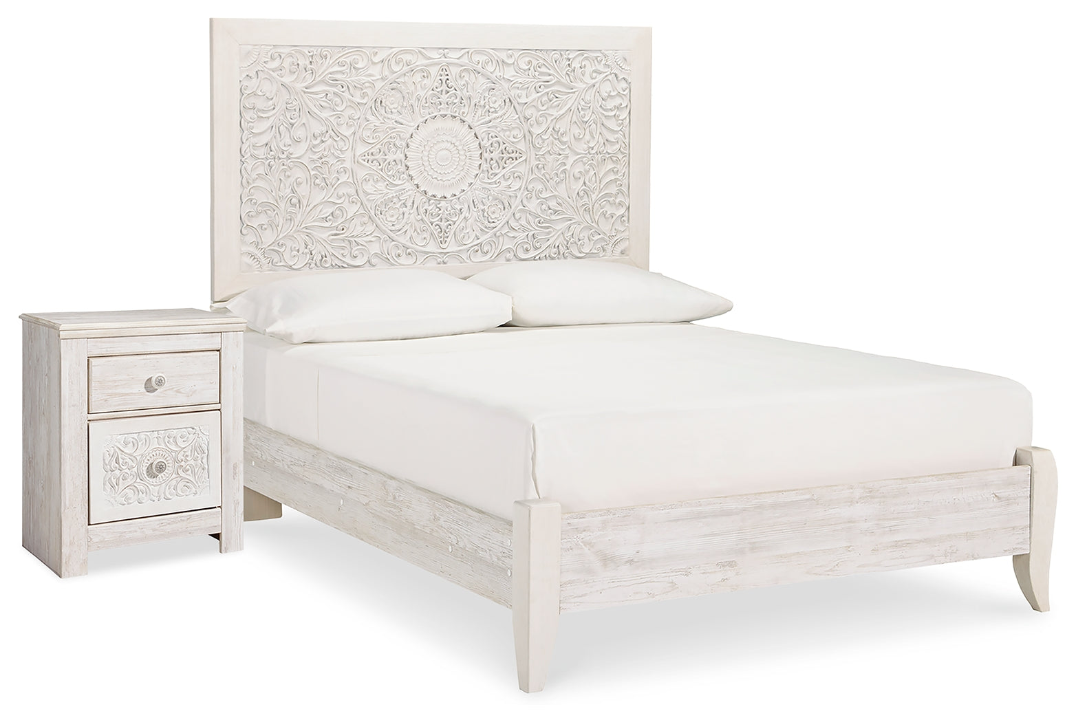 Homestyle Furniture - Ashley Furniture - Paxberry Full Panel Bed and Nightstand - Full Panel Bed and Nightstand - B181B20