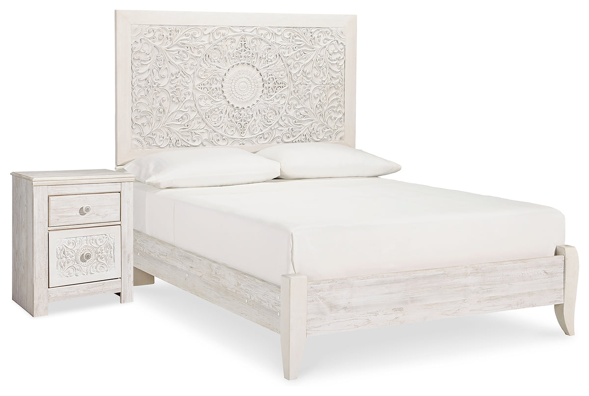 Homestyle Furniture - Ashley Furniture - Paxberry Full Panel Bed and Nightstand - Full Panel Bed and Nightstand - B181B20