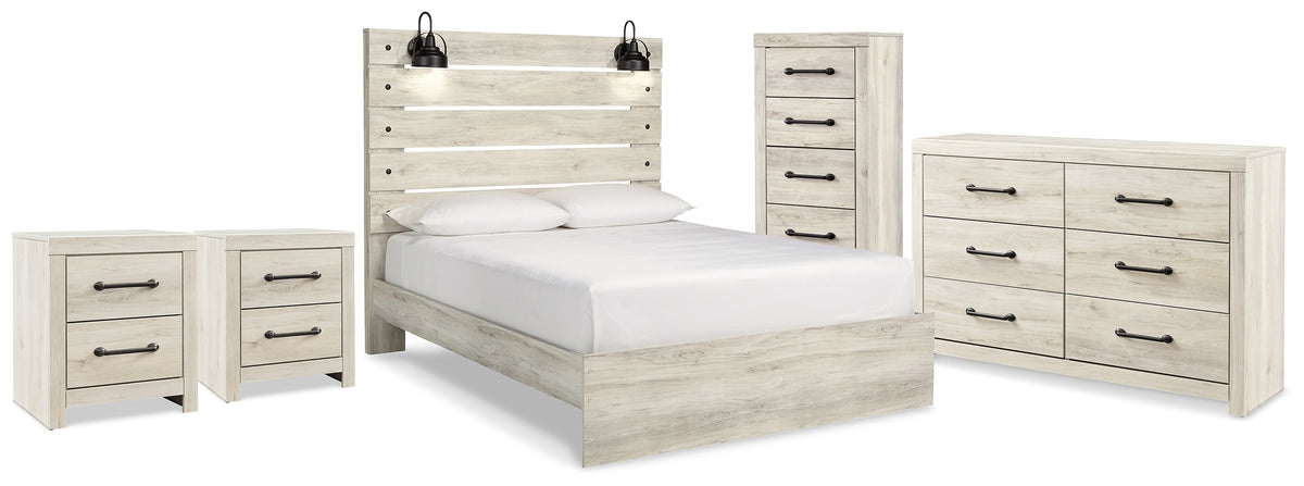 Homestyle Furniture - Ashley Furniture - Cambeck Queen Panel Storage Bed, Dresser, Chest and 2 Nightstands - Queen Panel Storage Bed, Dresser, Chest and 2 Nightstands - B192B120